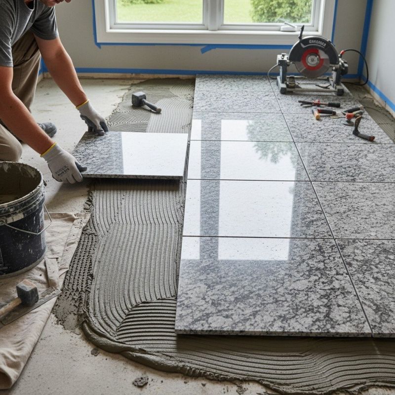 Granite Tiles Installation in Kansas City, KS