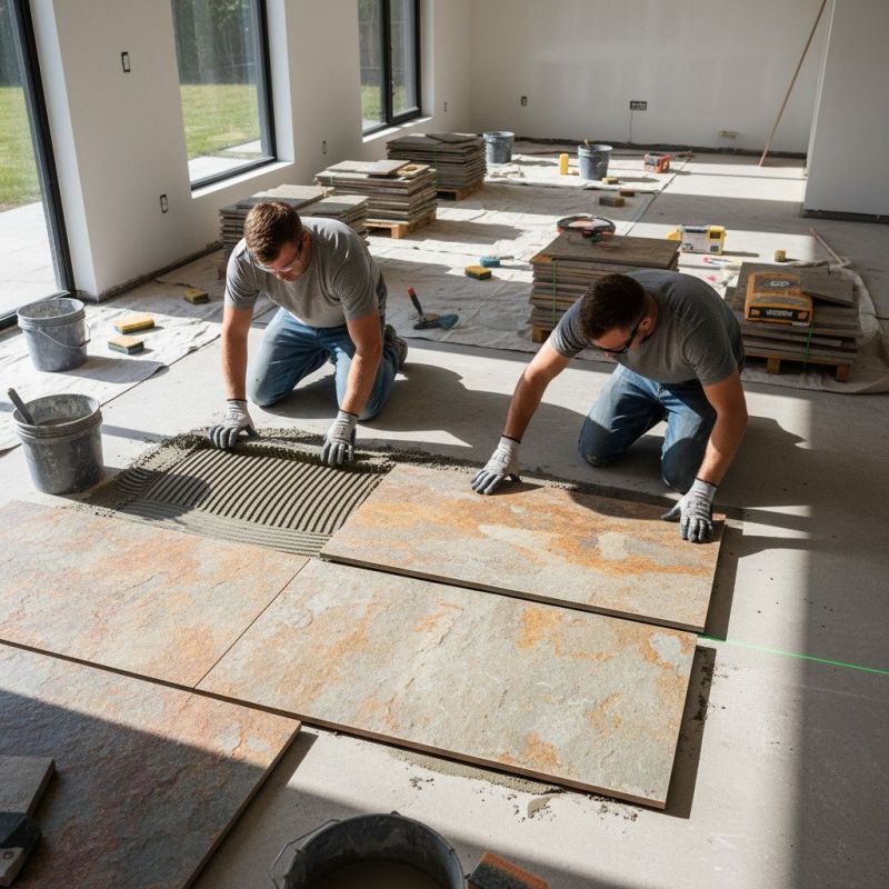 Stone Flooring Installation in Alpharetta, GA