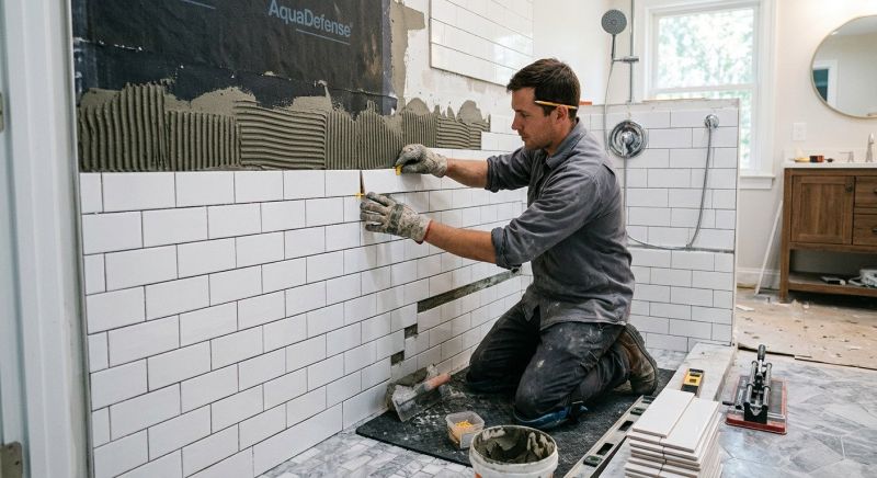 Tile Shower Installation in Denver County, CO