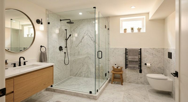 Basement Bathroom Remodeling in Portland, ME