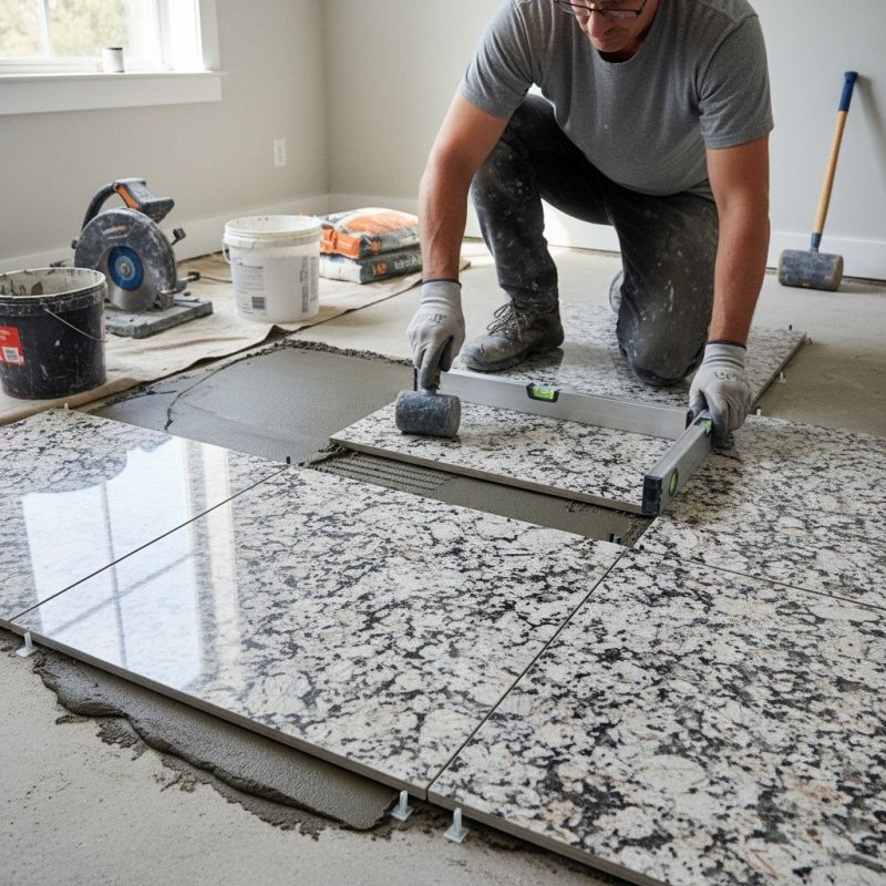 Granite Tile Installation in Overland Park, KS