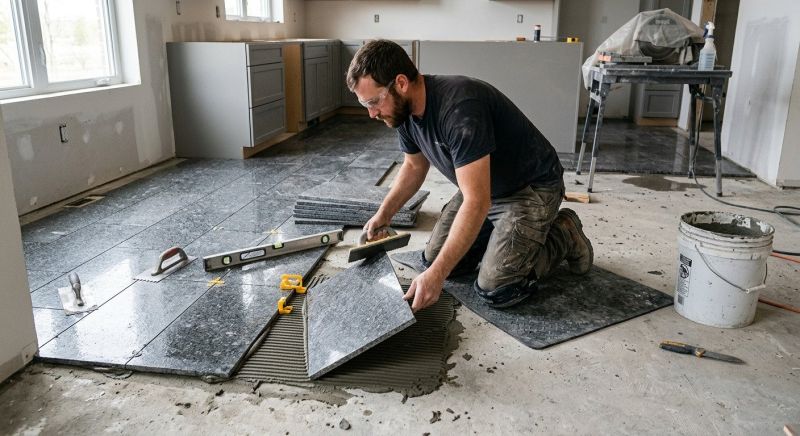 Granite Tiles Installation in Kansas City, KS