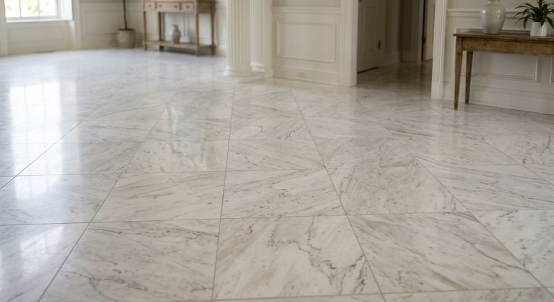 Marble Tile Floor Installation in Overland Park, KS