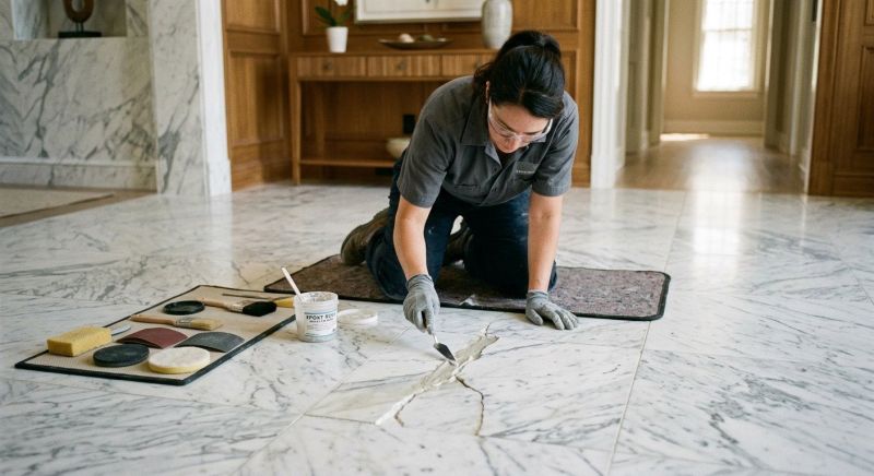 Marble Tile Repair in Alpharetta, GA