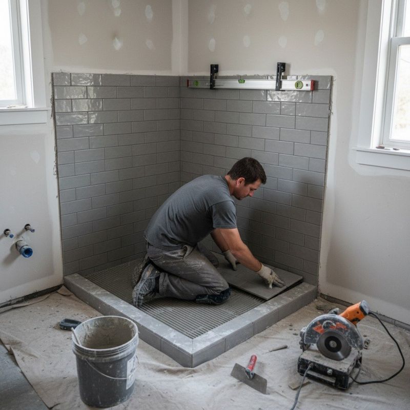Shower Floor Tiling in Denver County, CO