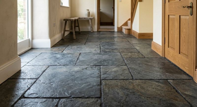 Slate Floor Installation in Olathe, KS