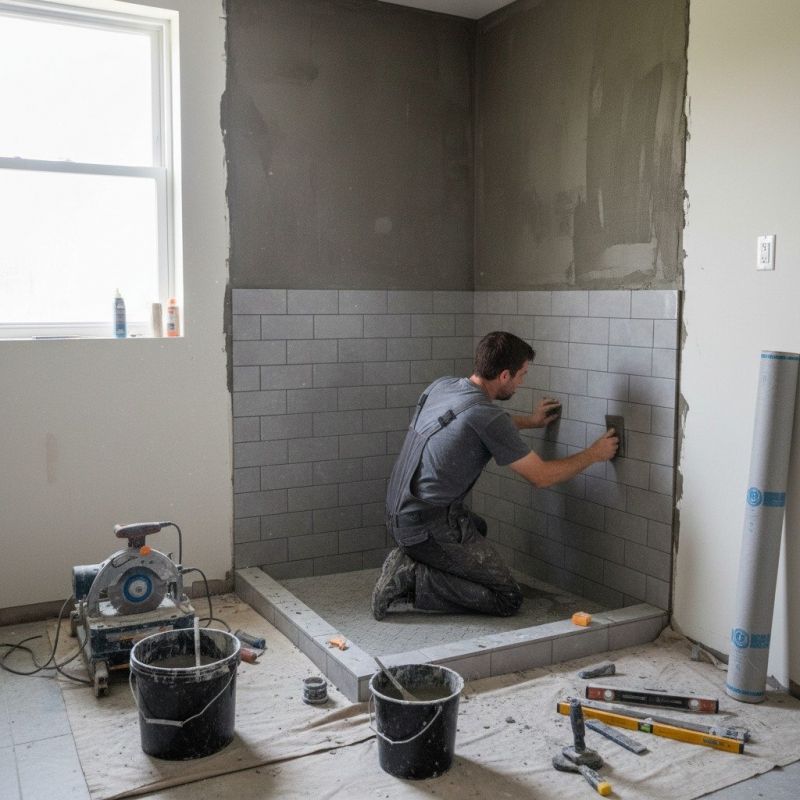 Tile Shower Pan Installation in Littleton, CO