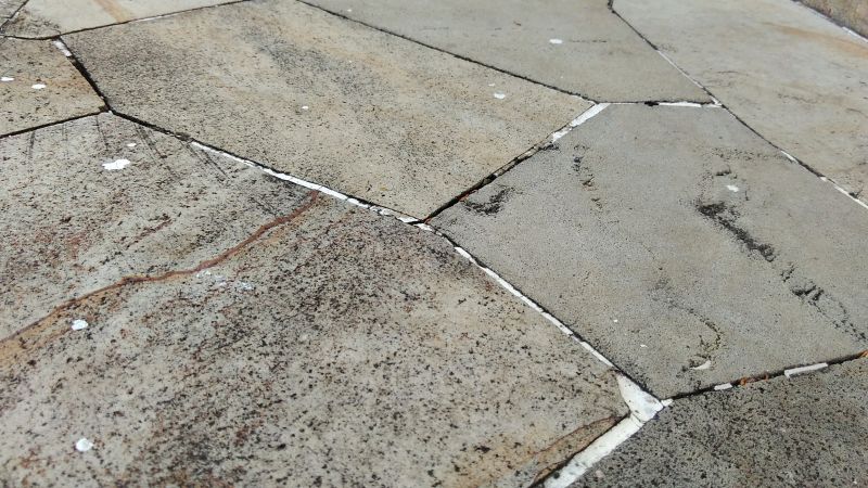 Repaired Travertine Surface